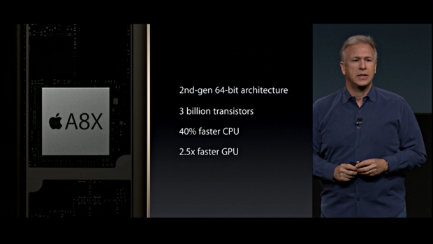Vorstellung des A8X (Bild: Apple)